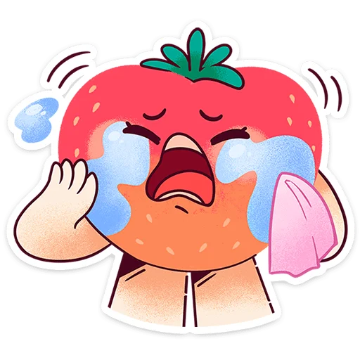 🍓 Стикер «Клубничка Сонечка» для Telegram