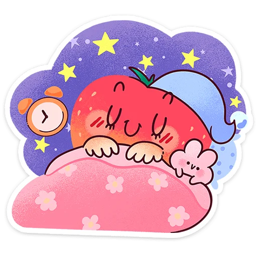 🍓 Стикер «Клубничка Сонечка» для Telegram