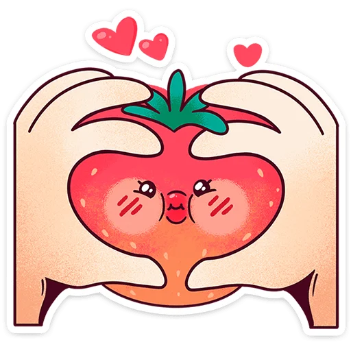 🍓 Стикер «Клубничка Сонечка» для Telegram