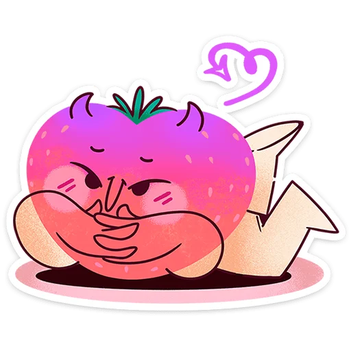 🍓 Стикер «Клубничка Сонечка» для Telegram