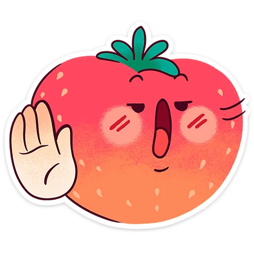 🍓 Стикер «Клубничка Сонечка» для Telegram