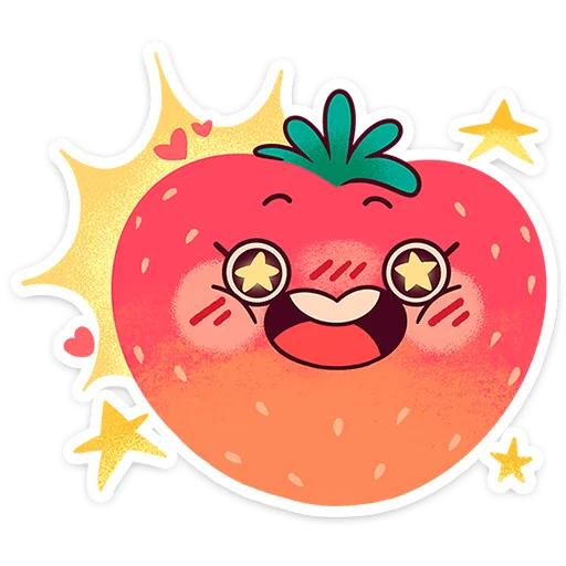 🍓 Стикер «Клубничка Сонечка» для Telegram
