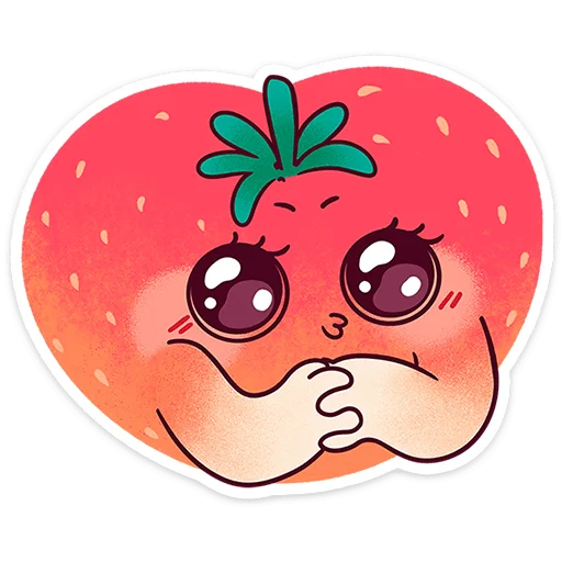 🍓 Стикер «Клубничка Сонечка» для Telegram