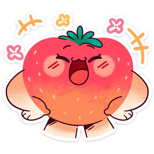 🍓 Стикер «Клубничка Сонечка» для Telegram