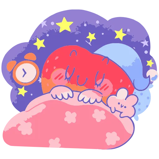 😴 Эмодзи «Клубничная Сонечка» для Telegram