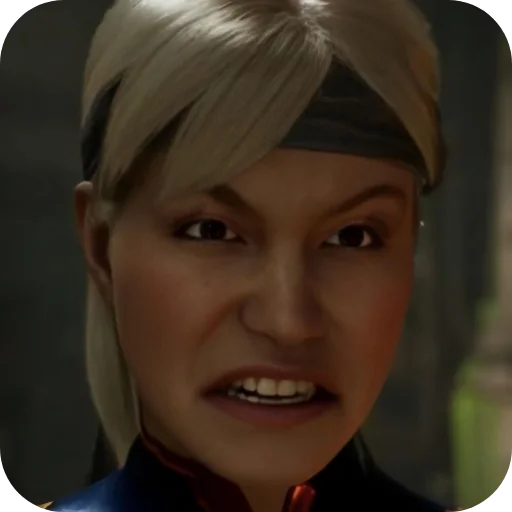 😡 Стикер «Sonya Blade» для Telegram