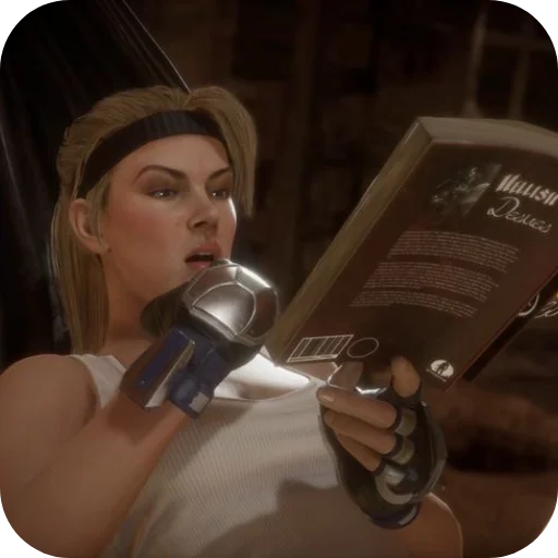 📖 Стикер «Sonya Blade» для Telegram