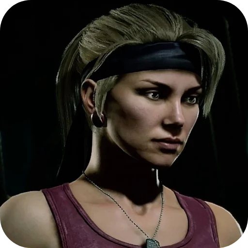 😕 Стикер «Sonya Blade» для Telegram