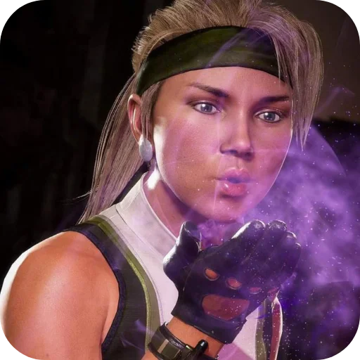 🌬 Стикер «Sonya Blade» для Telegram