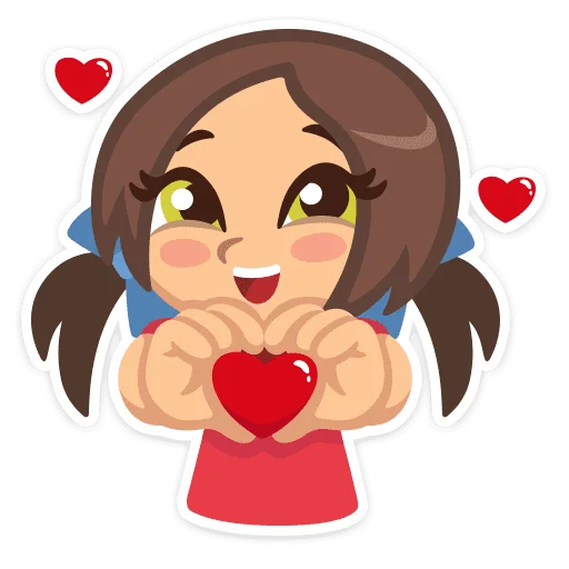 ❤ Стикер «Соня» для Telegram