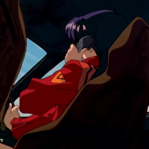 🌸 Стикер «Misato Katsuragi» для Telegram