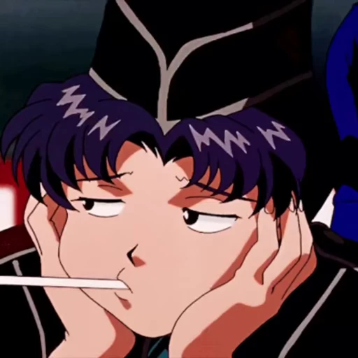 🌸 Стикер «Misato Katsuragi» для Telegram