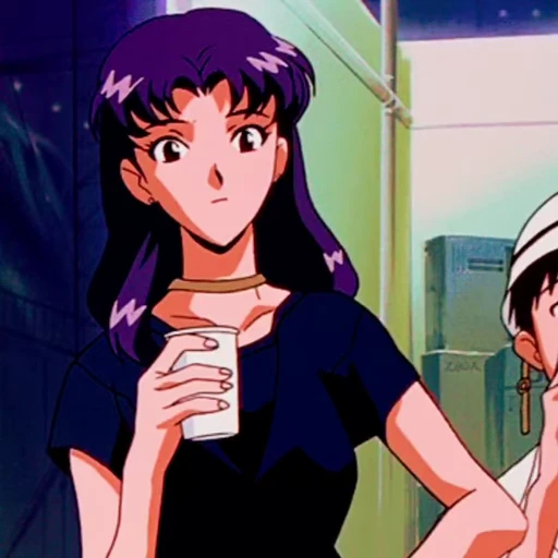 🌸 Стикер «Misato Katsuragi» для Telegram