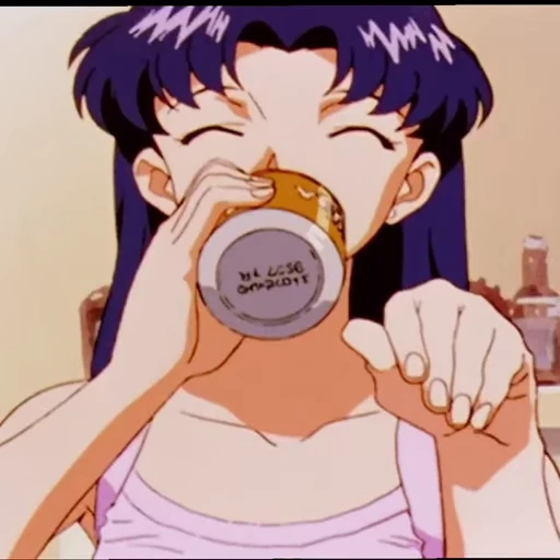 🌸 Стикер «Misato Katsuragi» для Telegram