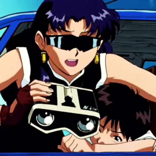 🌸 Стикер «Misato Katsuragi» для Telegram