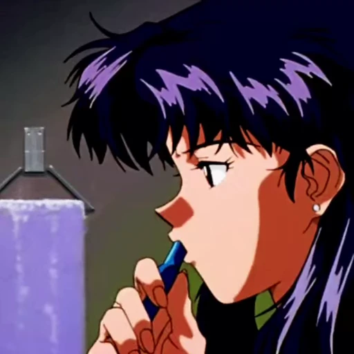 🌸 Стикер «Misato Katsuragi» для Telegram