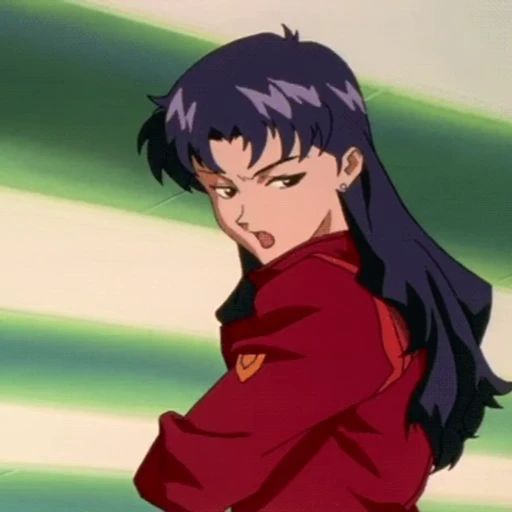 🌸 Стикер «Misato Katsuragi» для Telegram