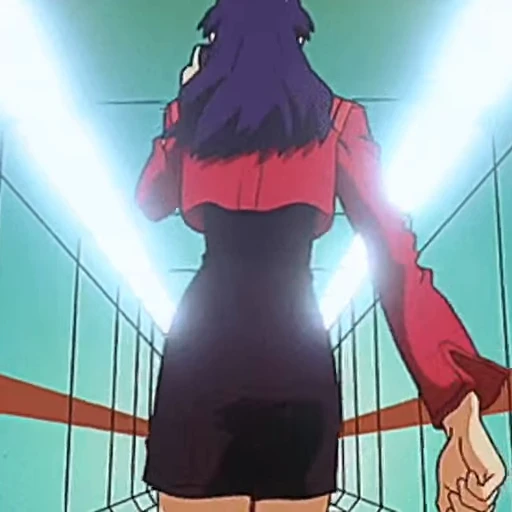 🌸 Стикер «Misato Katsuragi» для Telegram