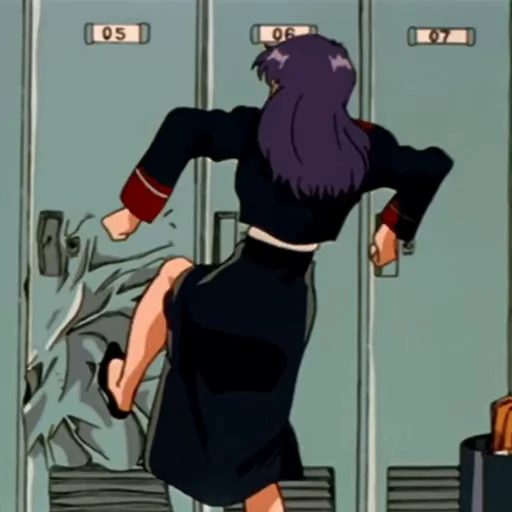 🌸 Стикер «Misato Katsuragi» для Telegram