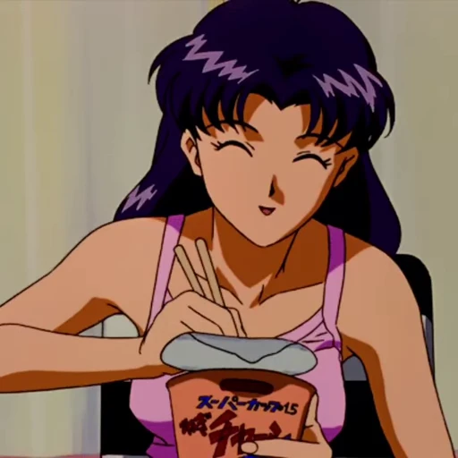🌸 Стикер «Misato Katsuragi» для Telegram