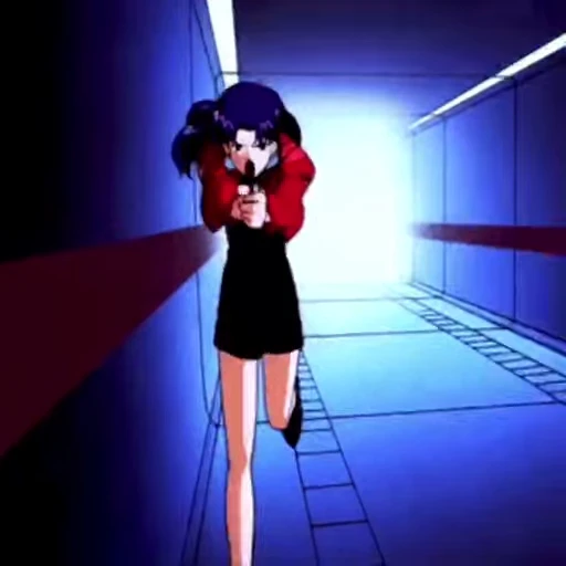 🌸 Стикер «Misato Katsuragi» для Telegram
