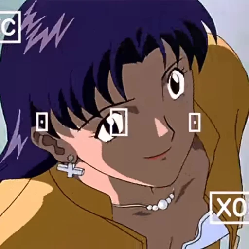 🌸 Стикер «Misato Katsuragi» для Telegram