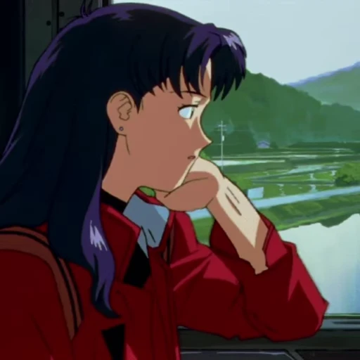 🌸 Стикер «Misato Katsuragi» для Telegram