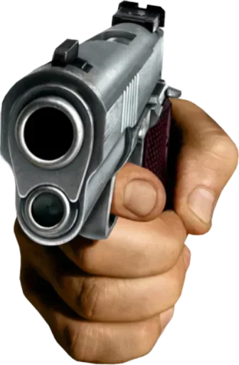 🔫 Стикер «Сотрясение очка???» для Telegram