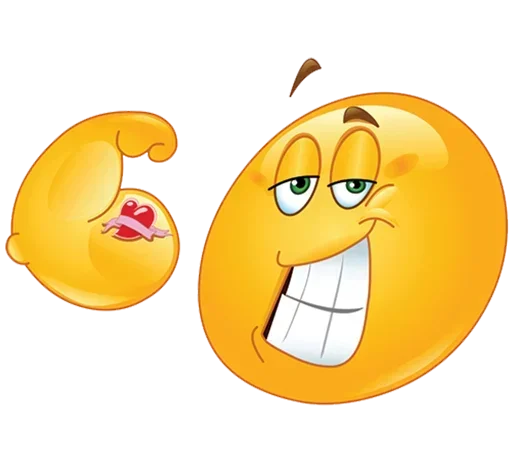💪 Стикер «Сотрясение очка???» для Telegram