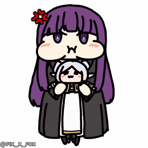 😡 Стикер «Sousou no Frieren p4» для Telegram