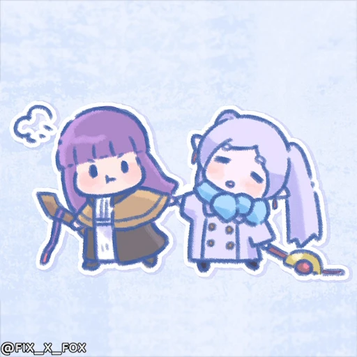 😴 Стикер «Sousou no Frieren p1» для Telegram