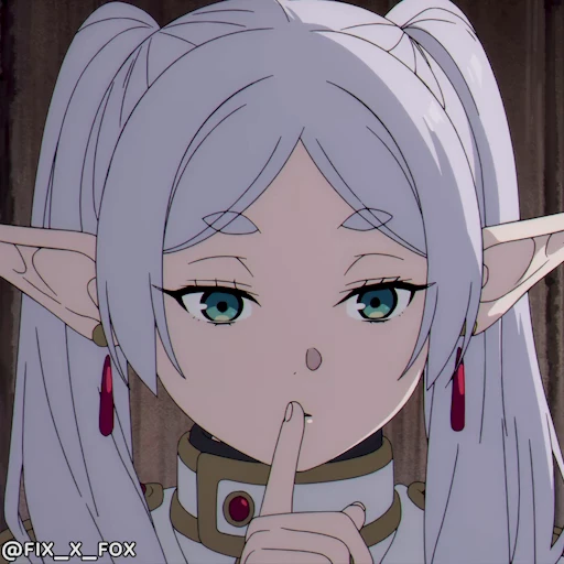 🤫 Стикер «Sousou no Frieren p1» для Telegram