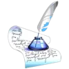 📝 Эмодзи «Буквы фиолетовые и зелёные, в славянском стиле» для Telegram