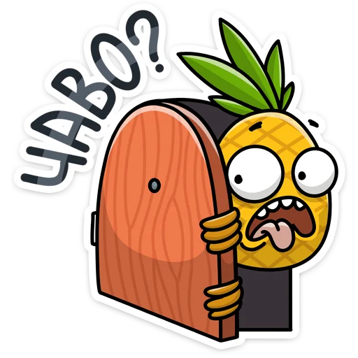 🧐 Стикер «Кислый 👉» для Telegram