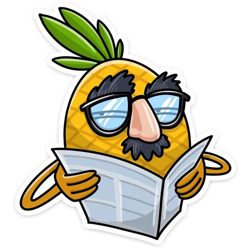 👔 Стикер «Кислый 👉» для Telegram
