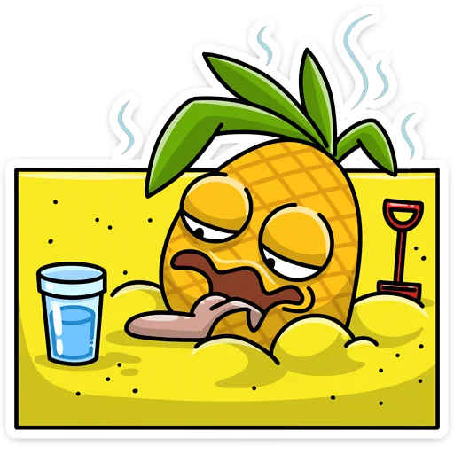 🥤 Стикер «Кислый 👉» для Telegram