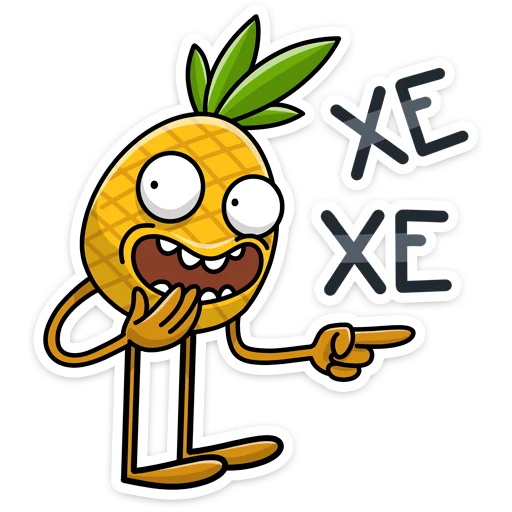 👉 Стикер «Кислый 👉» для Telegram
