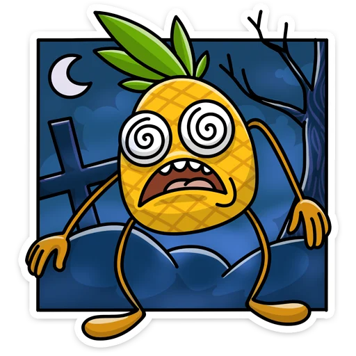 🤡 Стикер «Кислый 👉» для Telegram