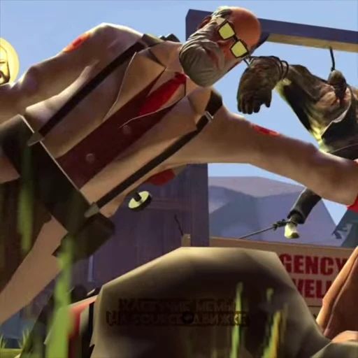 😨 Стикер «Team Fortress 2» для Telegram