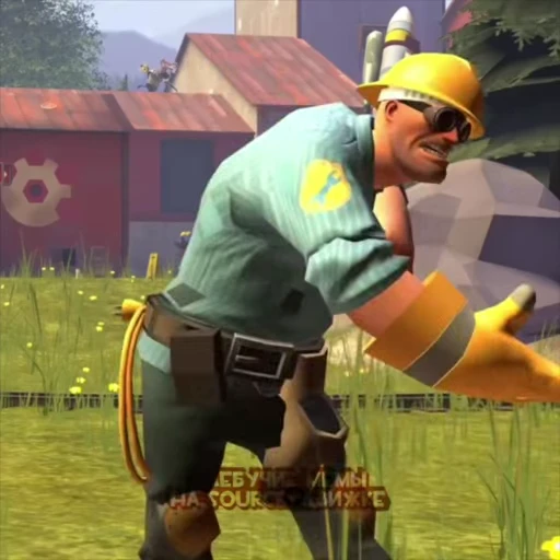 😨 Стикер «Team Fortress 2» для Telegram