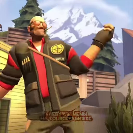 😁 Стикер «Team Fortress 2» для Telegram