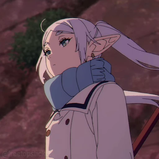 😕 Стикер «Sousou no Frieren» для Telegram
