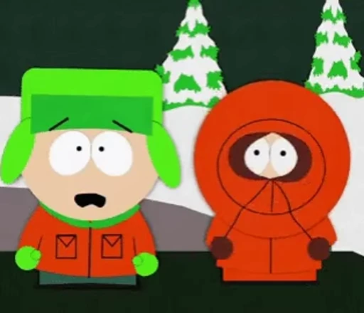 😰 Стикер «South Park» для Telegram