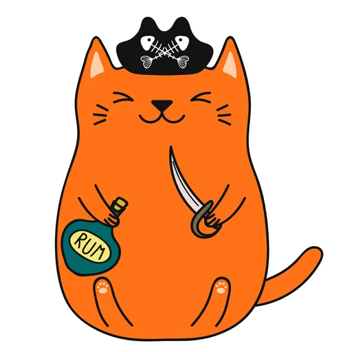 😮 Стикер «Sovo Koshka» для Telegram