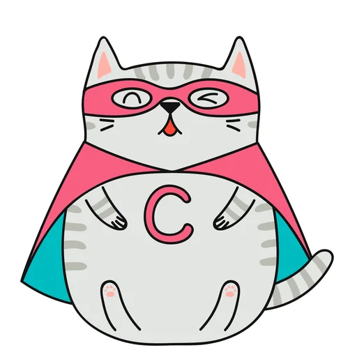 😮 Стикер «Sovo Koshka» для Telegram
