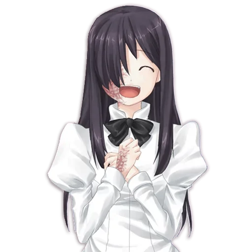 😂 Стикер «Katawa Shoujo - Dole» для Telegram