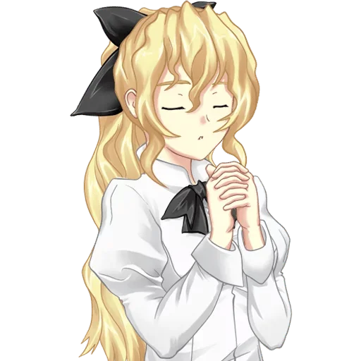 🙏 Стикер «Katawa Shoujo - Dole» для Telegram