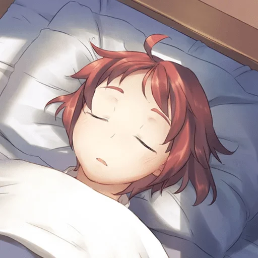 😴 Стикер «Katawa Shoujo - Dole» для Telegram