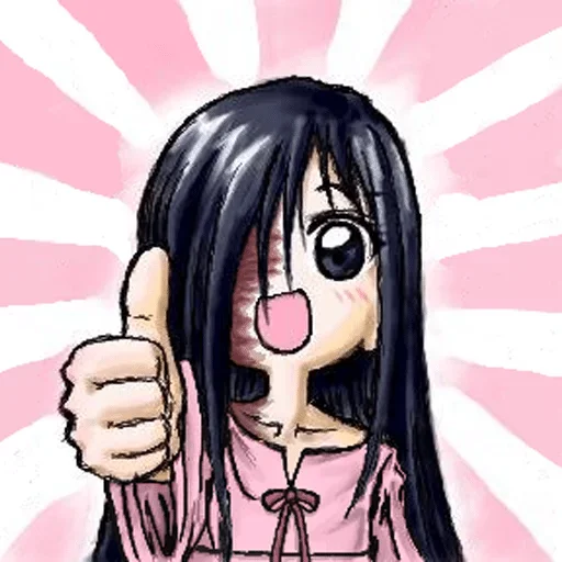 👍 Стикер «Katawa Shoujo - Dole» для Telegram
