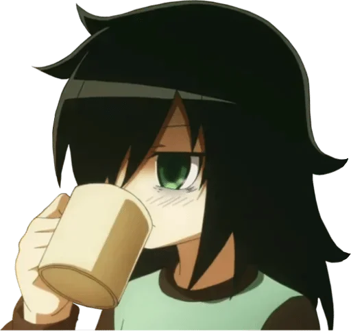 🙄 Стикер «Аниме грусть Anime sadness» для Telegram